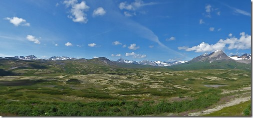 Between Haines Junction headed for Haines