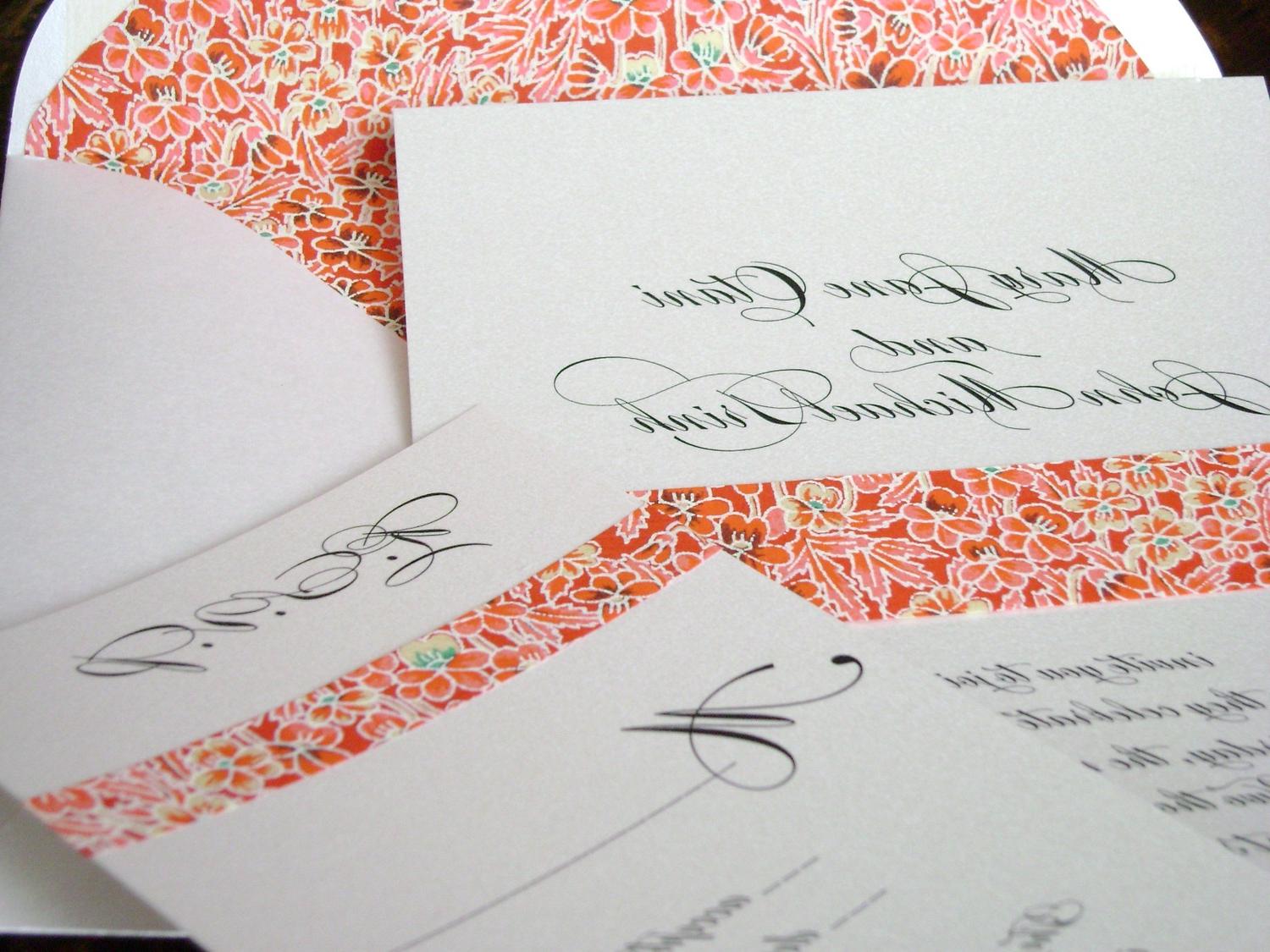 Asian Wedding Invitation with