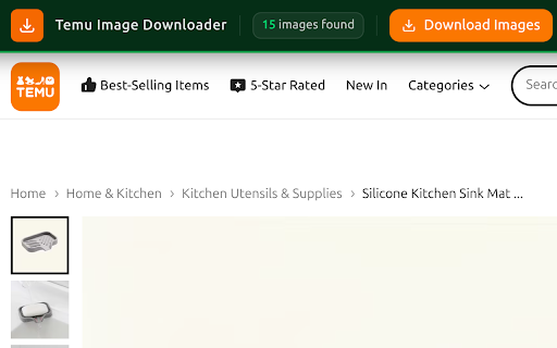 Temu Image Downloader screenshot 1