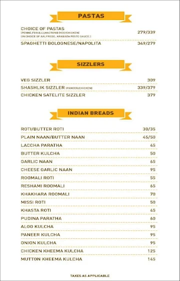 Siilver Spoon Family Resto & Bar menu 