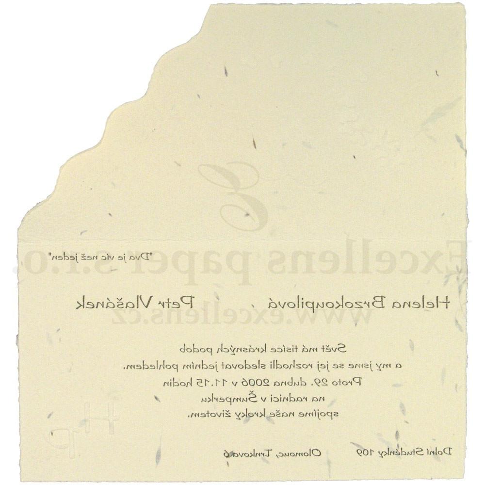 wedding invitation  card  with