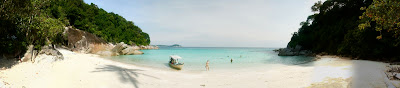 Vue depuis la plage, pas mal