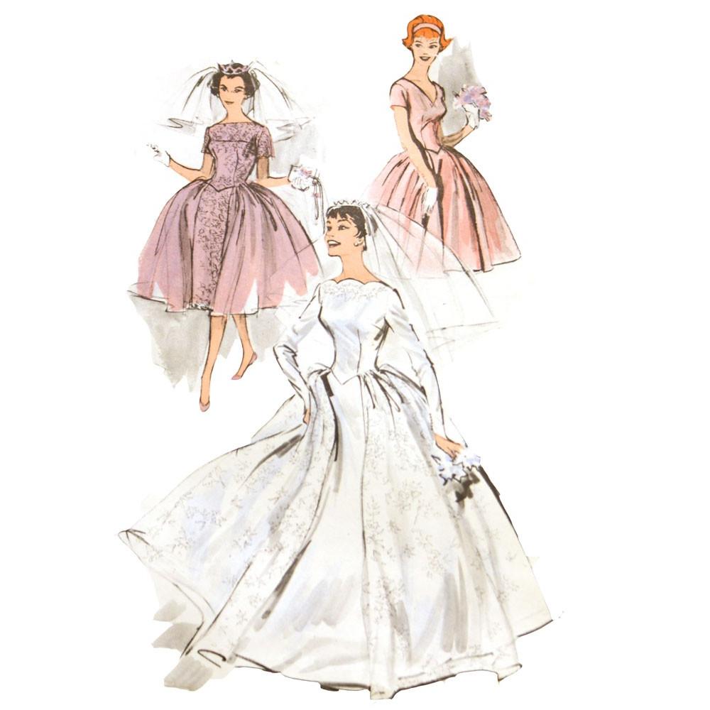 1950s Wedding Dress Pattern