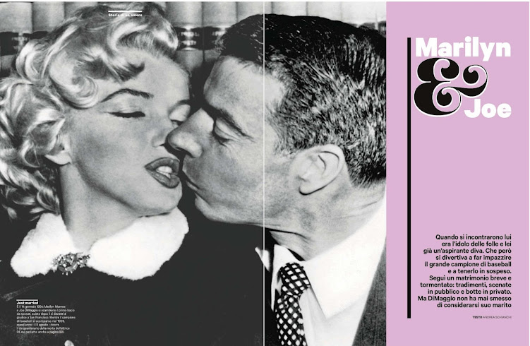 Marilyn Monroe & Joe DiMaggio - Amica Agosto 2012