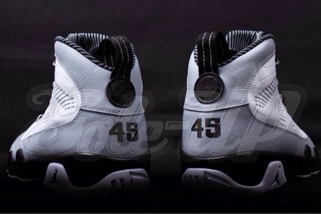 jordan 9 with 45 on back