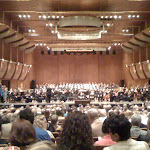 Right before the concert, Tosca, began