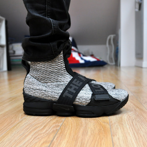 Nike LeBron 15 Kith Concrete  OnFeet Look