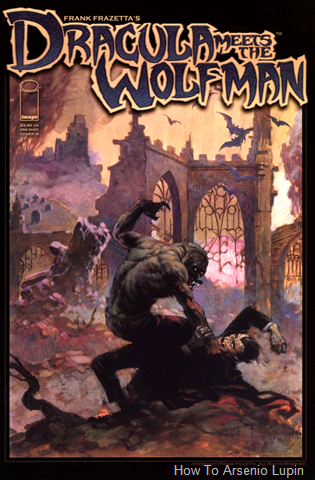 Dracula Meets the Wolfman de Frank Frazetta