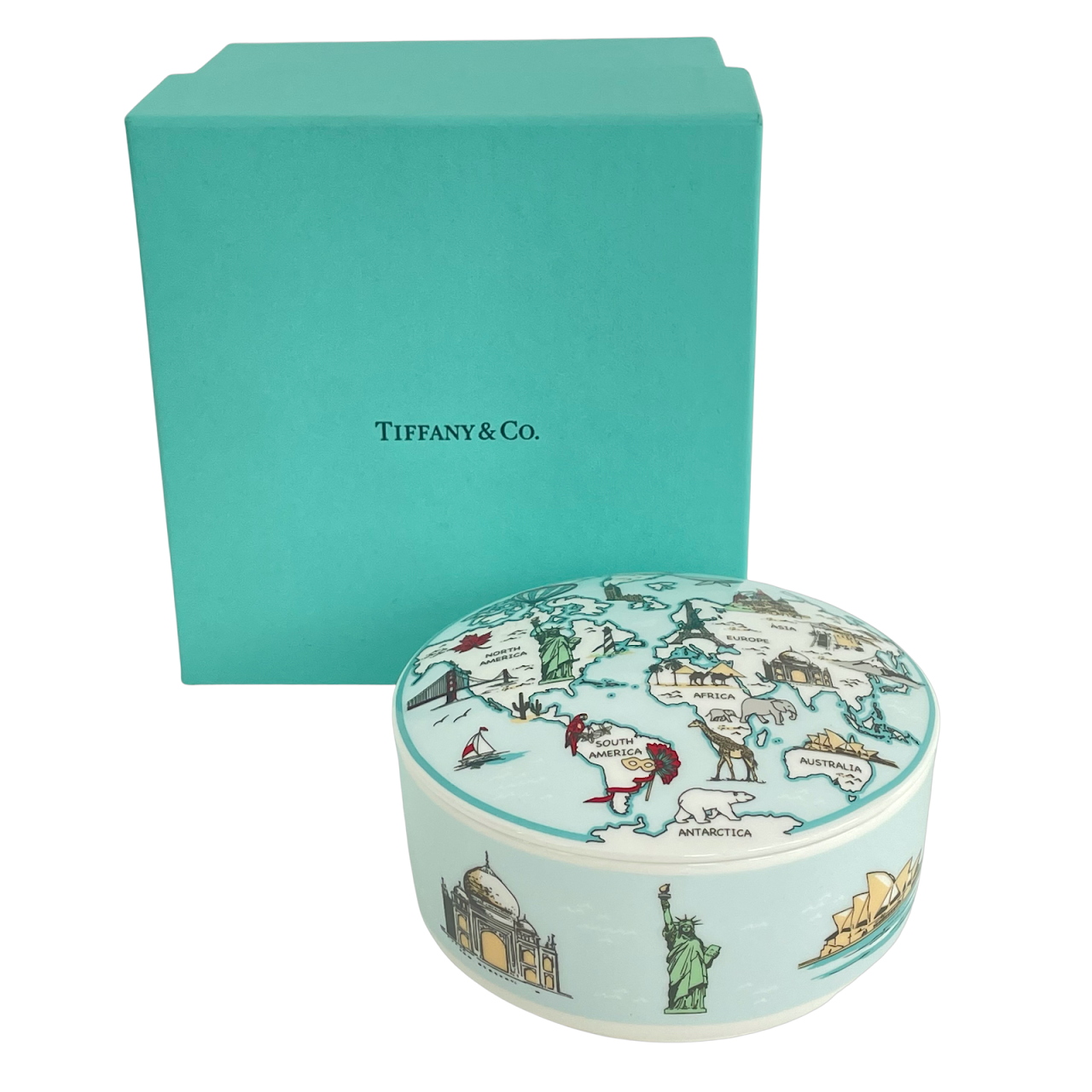 Tiffany & Co. World Map Jar