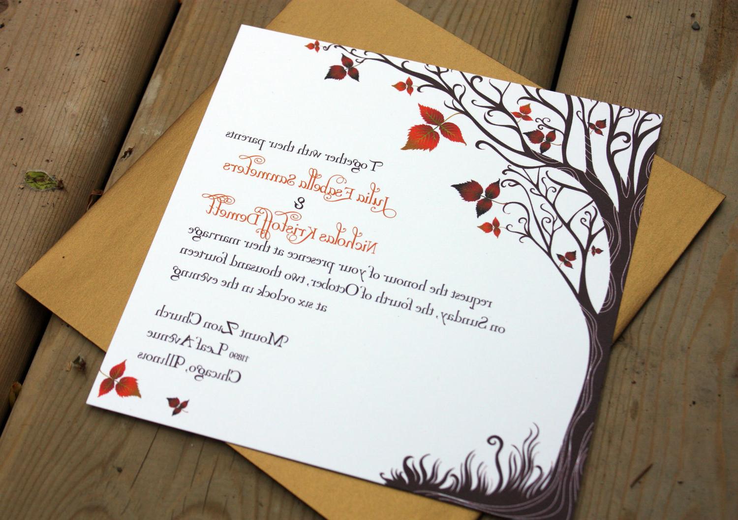 Autumn Tree Wedding