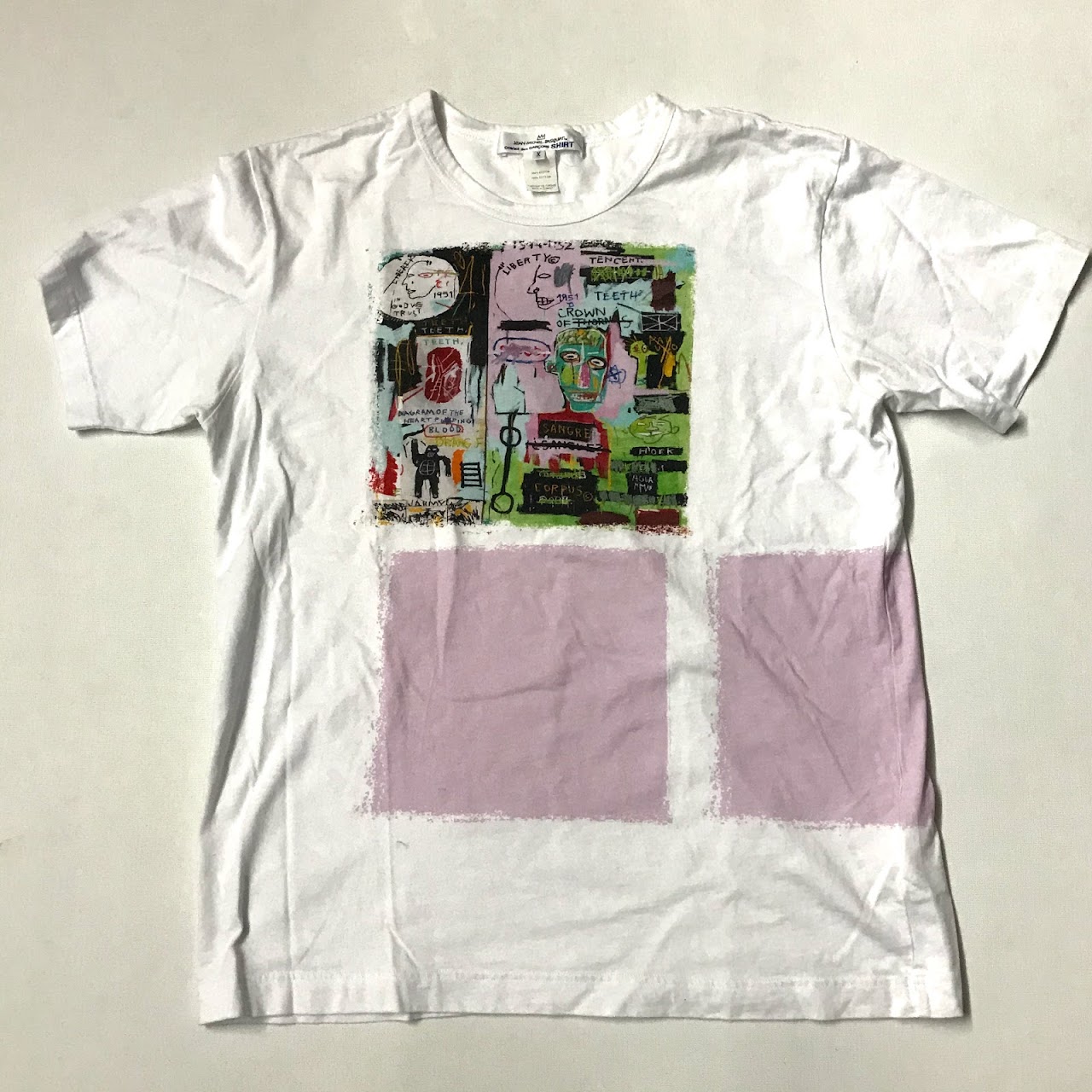 Comme des Garçons SHIRT Jean Michel Basquiat T-Shirt