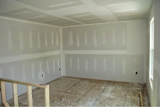 Ryan Homes Florence Model Loft with drywall installed Picture of a Ryan Homes Florence Model loft with drywall installed
