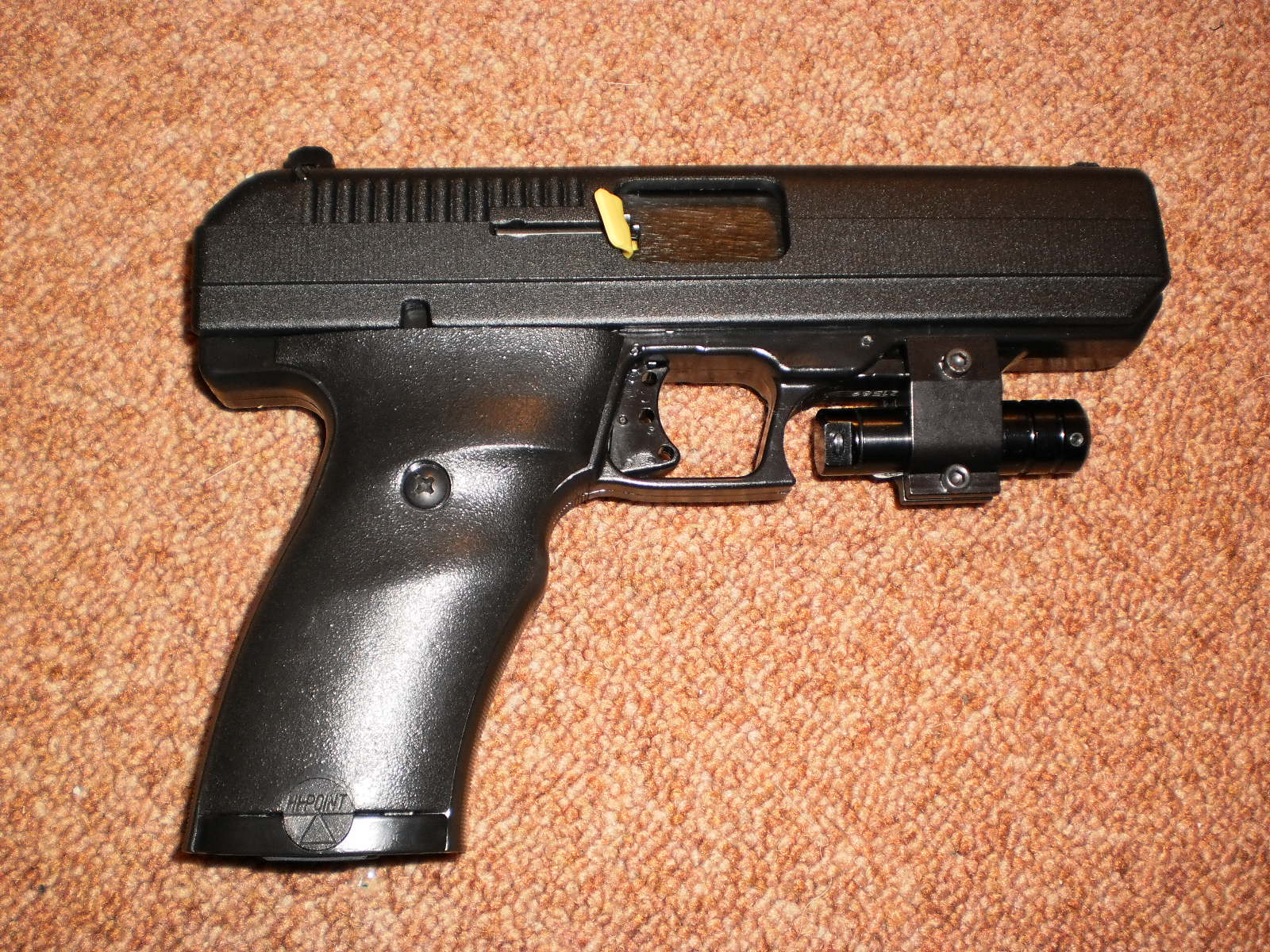 Firearms hi point 45acp with laser