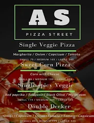 A S Pizza Street menu 6