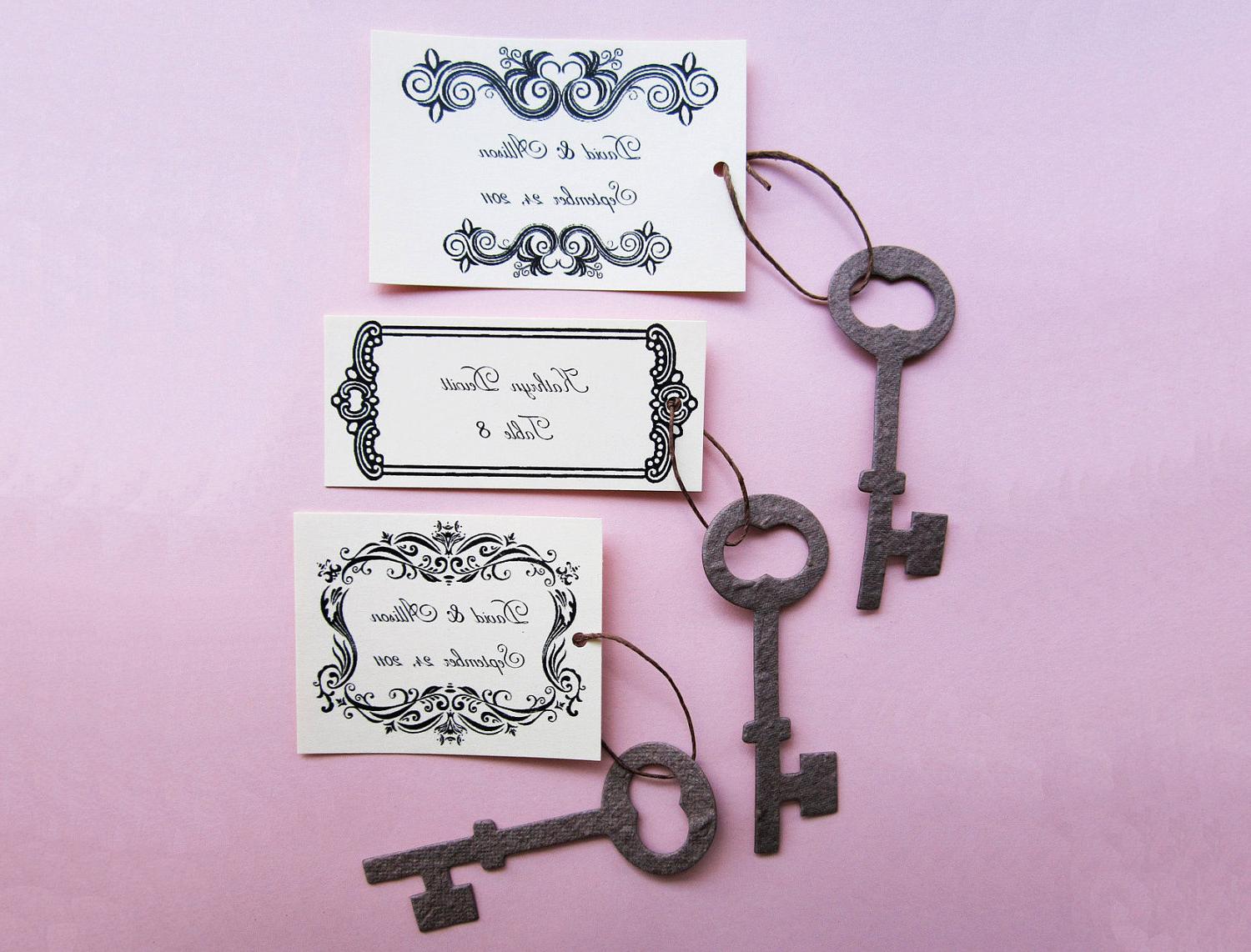 Paper Skeleton Key Wedding