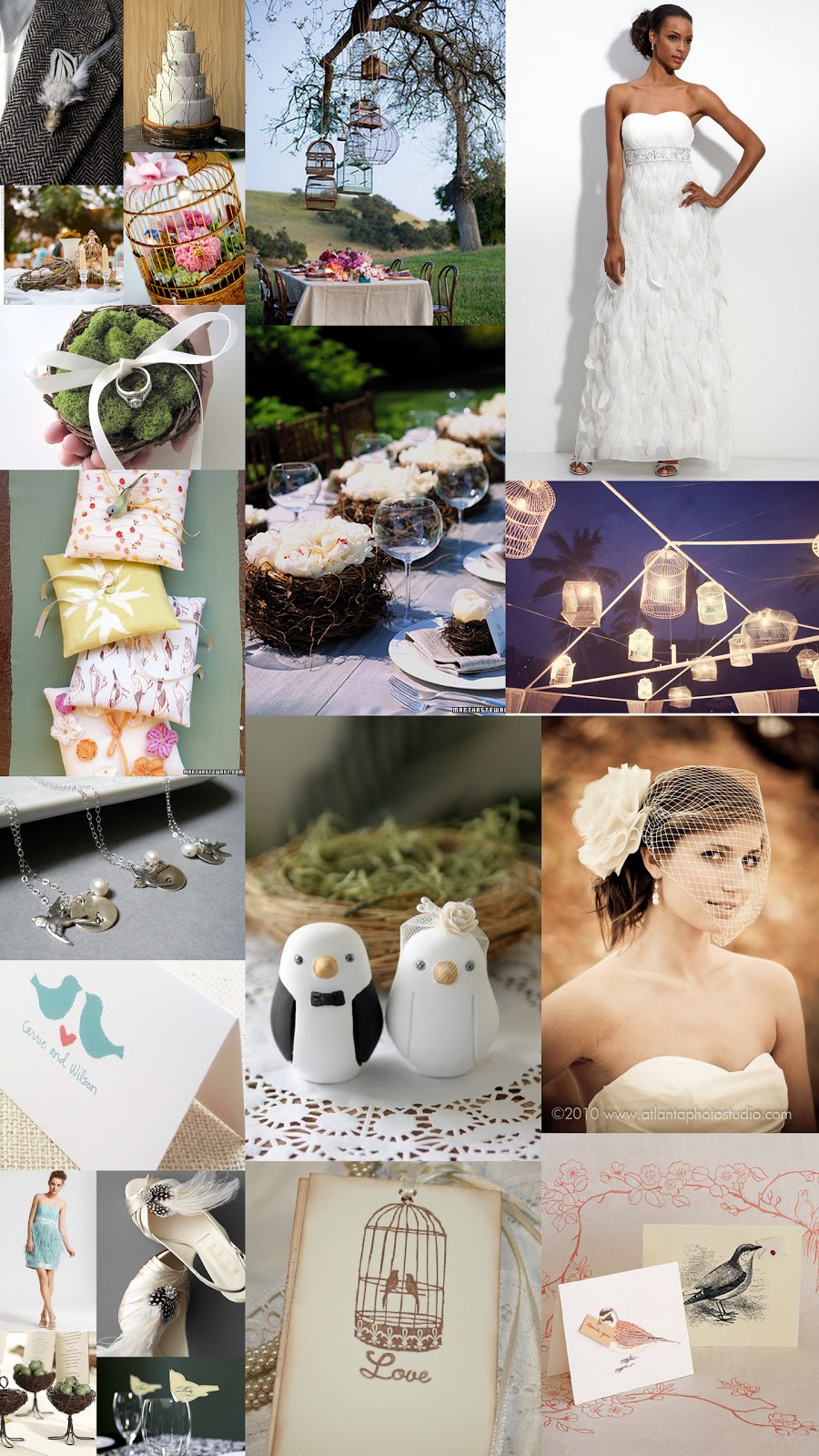 Love Birds Wedding Inspiration