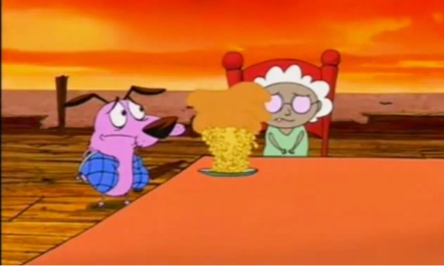 Courage The Cowardly Dog Muriel Porn - Courage The Cowardly Dog's Little Muriel Is The Restaurant ...