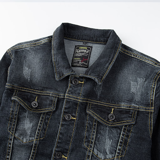 Title 6, Mens Stretch Korean Denim Jacket offering supe...