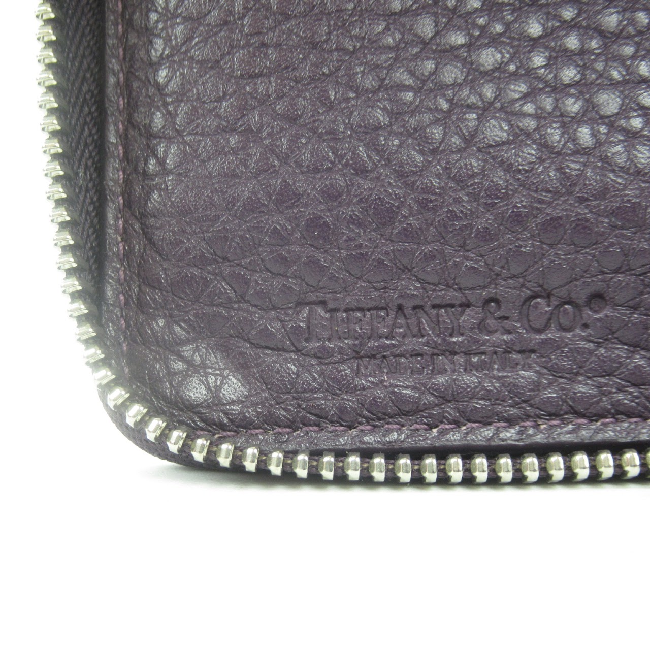 Tiffany & Co. Purple Leather Passport Wallet