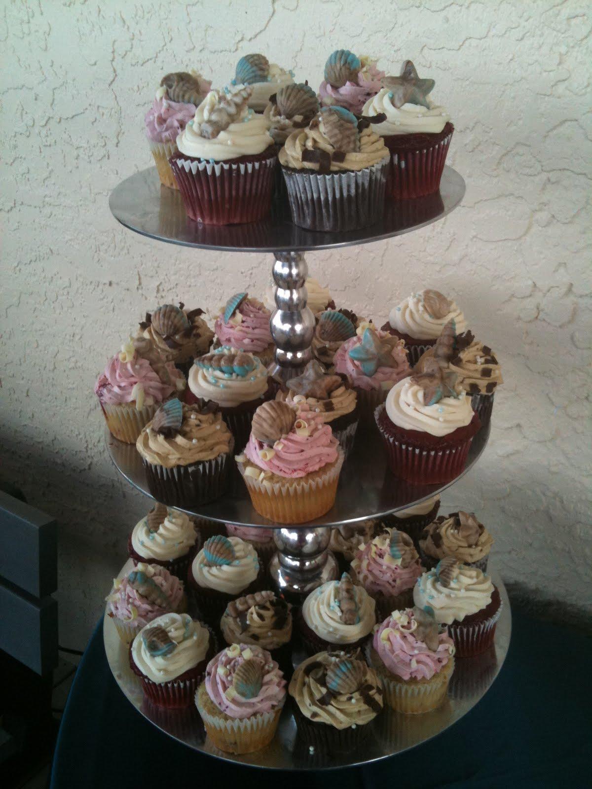 This cupcake tower was perfect