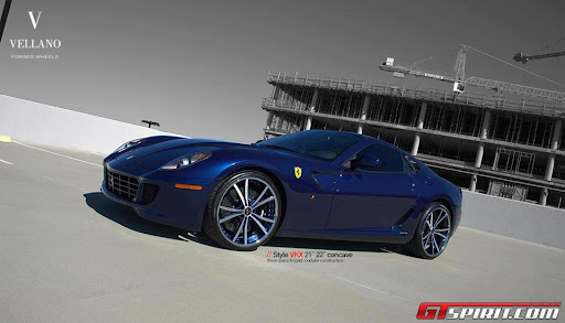 Ferrari 599 GTB with VKX Vellano Wheels