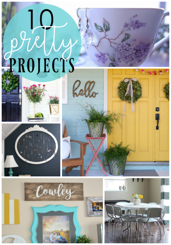 10 Pretty Projects at GingerSnapCrafts.com