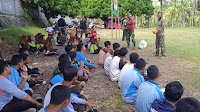 Kodim 1615/Lotim Bangun Disiplin Anak Sekolah Melalui Perjusami SWK