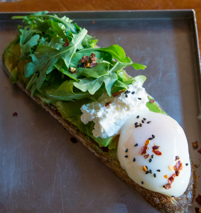 overhead photo of Avocado Toast