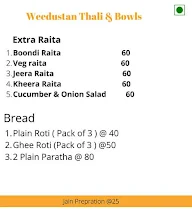 Weedustan Thalis & Bowls menu 3