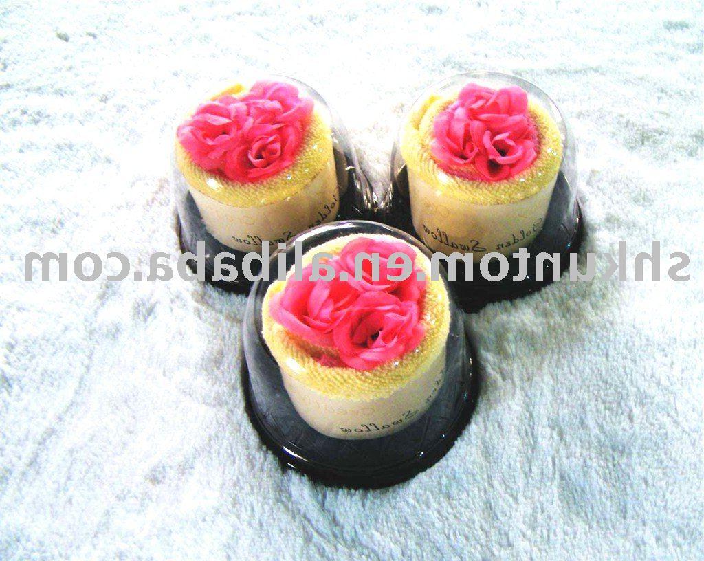 100 Cotton Flower Towel Cake