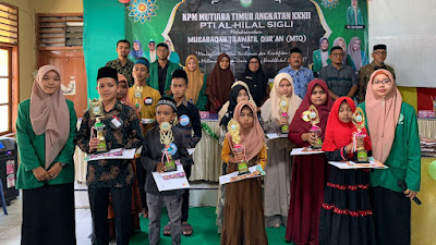 KPM Angkatan XXXII Sekolah Tinggi Ilmu Syariah dan Tarbiyah Alhilal laksanakan MTQ Di Kecamatan Mutiara Timur