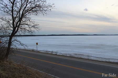 The hill overlooking Shell Lake