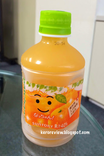 รีวิว ซันโตรี นัทจัง เครื่องดื่มรสส้ม (CR) Review natchan orange, Suntory Brand.