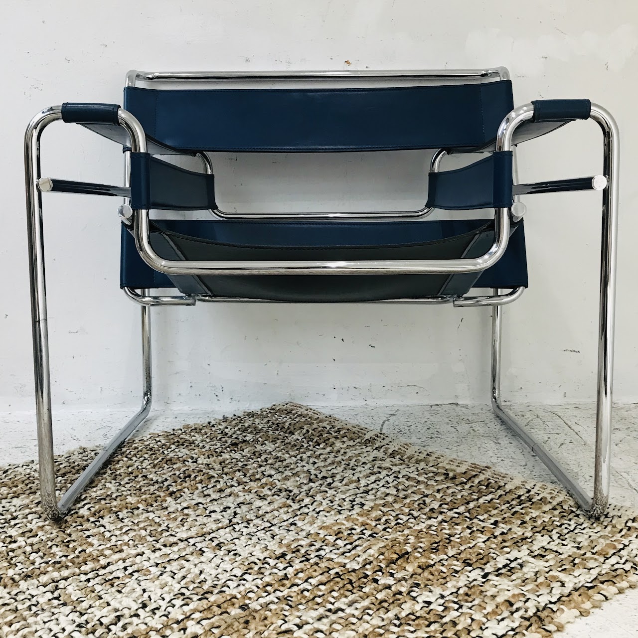 Wassily Style Blue Chair