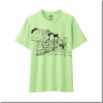 UNIQLO UT X Peanuts Movie Men Short Sleeve Graphic T-Shirt 07