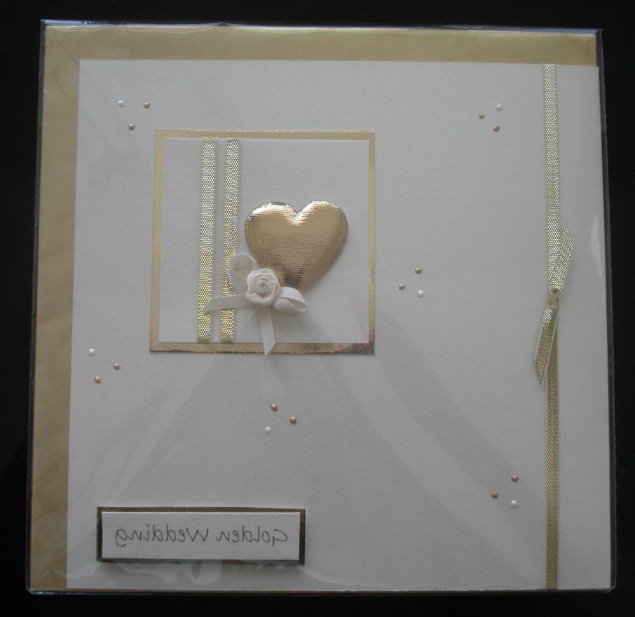 Handmade 50th Golden Wedding