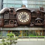 entrance at the shiodome in Tokyo, Japan 