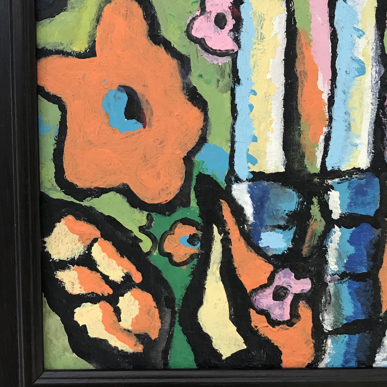 Marvin Tepper Signed Expressionist Acrylic