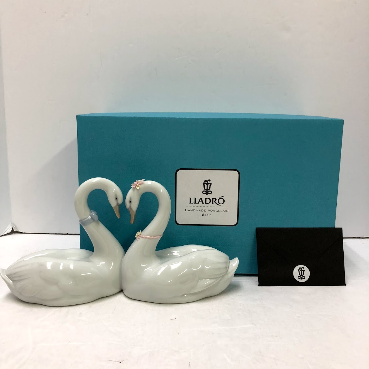 Lladro Swans Figurine