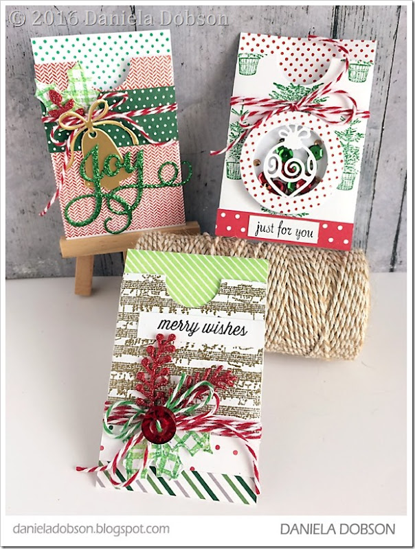 Gift card holders by Daniela Dobson