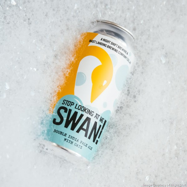 Night Shift / Mast Landing Stop Looking At The Swan DIPA Collaboration Coming 9/8