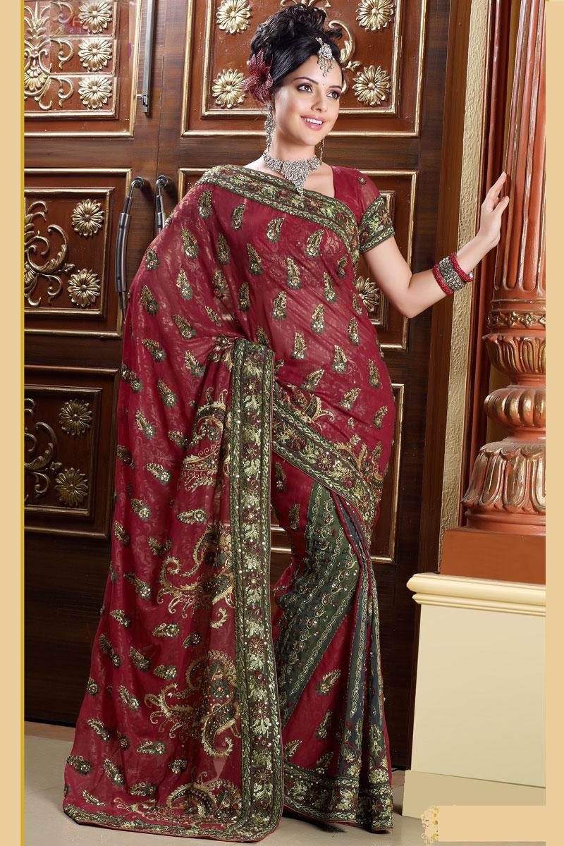 Traditional Saree with Free