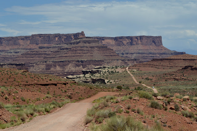 into the canyon