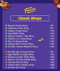 Wraps & Rolls menu 1