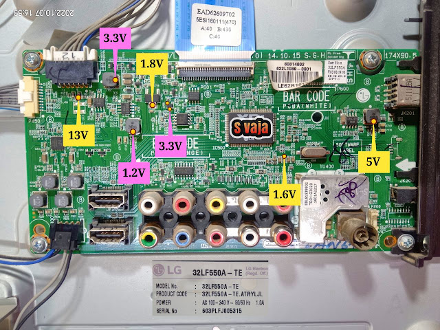 LG 32LF505A 32LF515A 32LF550A-TE 32LF553A 32LF554A 32LN4900 HD 42LF550A 42LF553A 49LF550A 55LF550A  EAX66185902 (1.0) LB56H LT56H