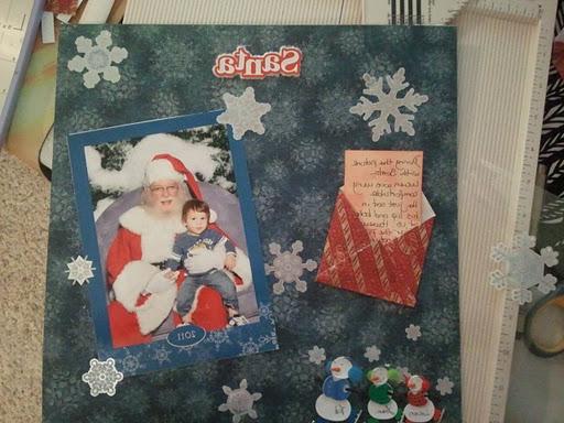 my scrapbook layout.