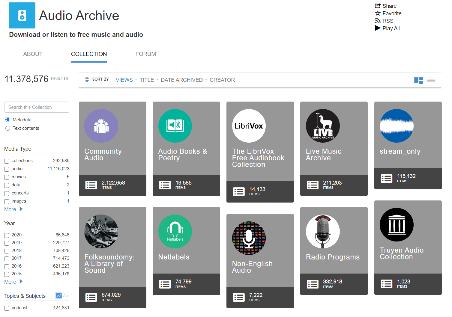 Archiwum audio