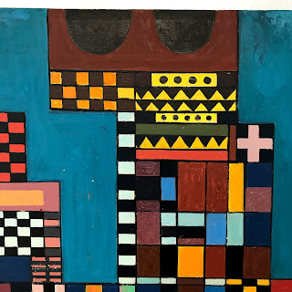 Martin Rosenthal Modernist Geometric Oil Painting