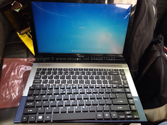 Acer Aspire TimelineX 4830T keyboard and motherboard ...