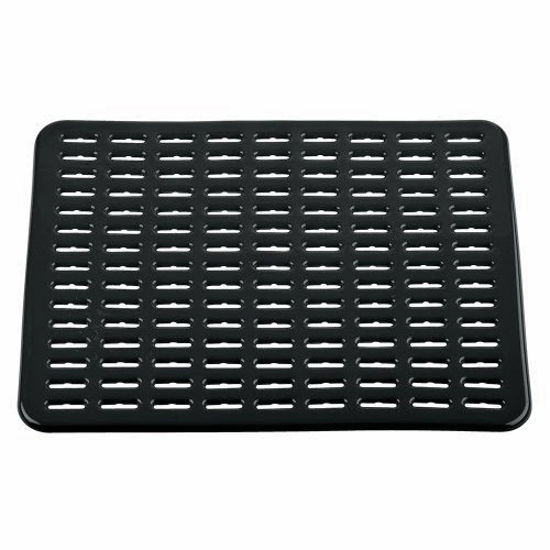  InterDesign Syncware Sink Mat, Large, Black